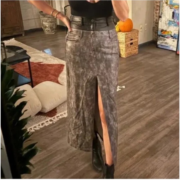 AFRM Easton Double Maxi Skirt 30 - Picture 5 of 14